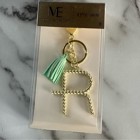 Letter R Key Chain keychain Modern Expressions Monogram Keychain - Picture 4 of 4